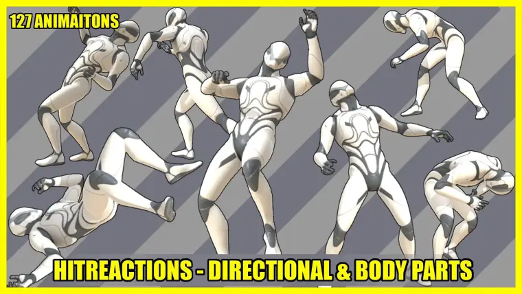 Hitreact Pro: Directional, Body Parts, Component