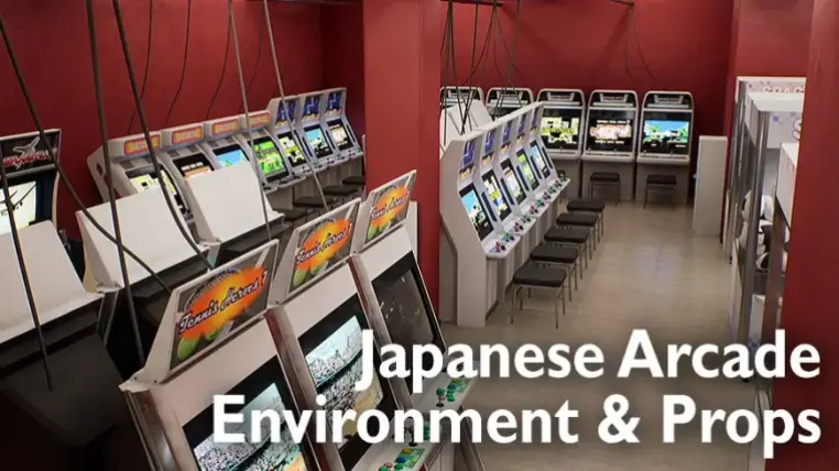 Japanese Arcade - Environment & Prop Pack