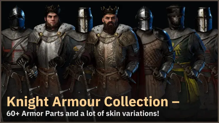 Knight Armor - Metahuman and Customization System
