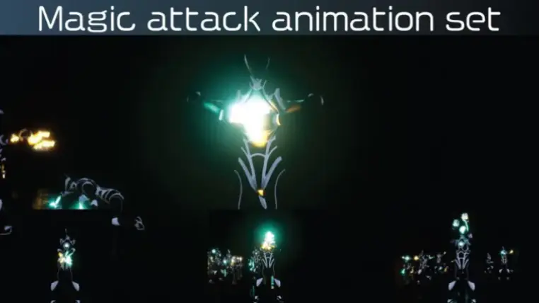 Magic attack animation set - [144 HD Mocap Animations]