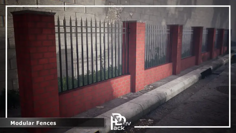 Modular Fences / 54 Assets