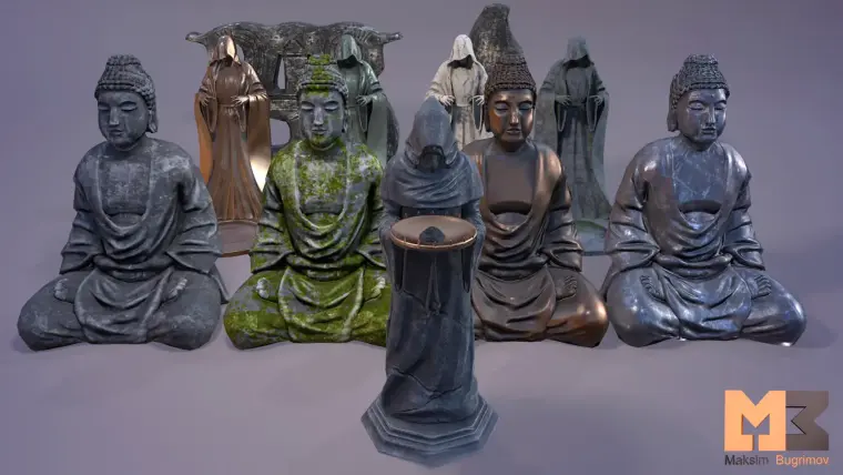 PBR Statues