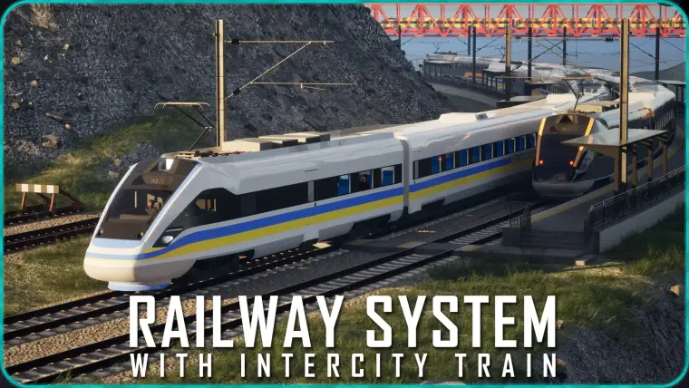 Railway System with IC Train