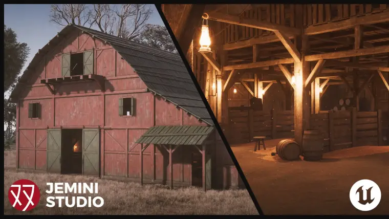 Old West Modular Barn (With Interiors)