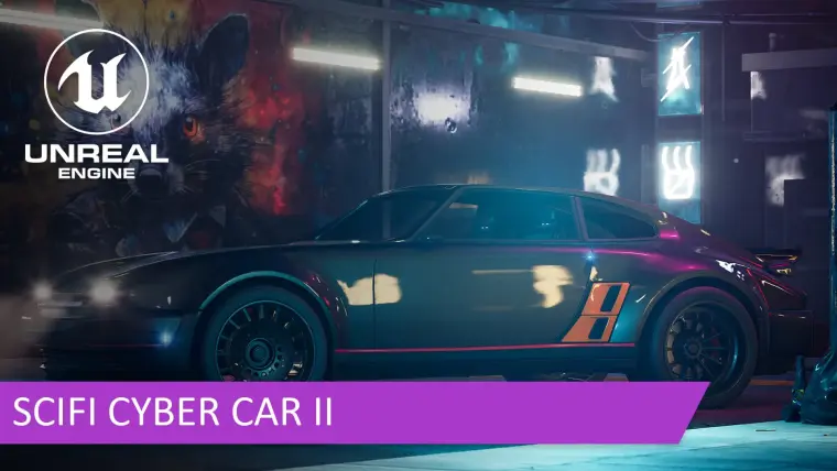 SciFi Cyber Car 2