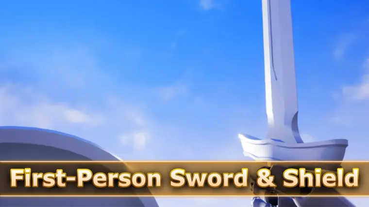 Sword and Shield First Person Animation Set