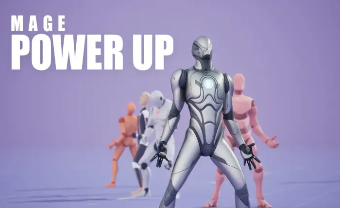 Mage Power Up - Motion Capture Animations