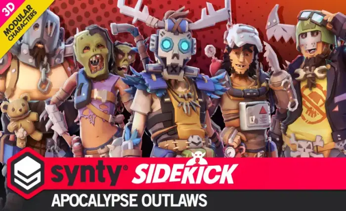 Apocalypse Outlaws - Sidekick Modular Characters by Synty
