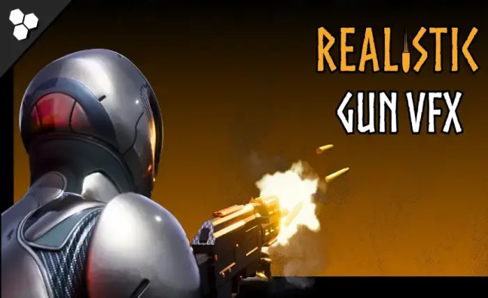 Realistic Gun VFX (Muzzle Flash, Bullet Impact, Ejections, Gun VFX, VFX)