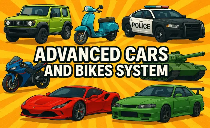 Advanced Cars And Bikes System - Vehicle Physics - Vehicle system - Drift Police