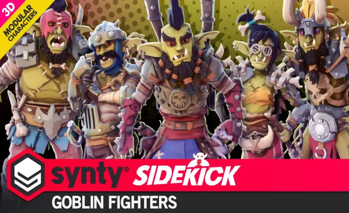 Goblin Fighters - Sidekick Modular Characters by Synty