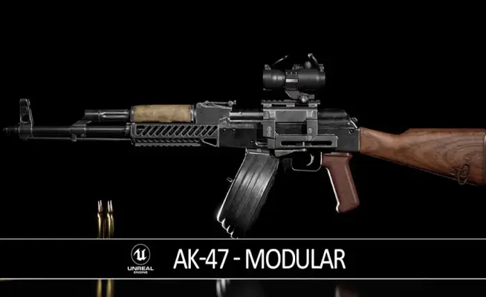 FPS Weapon AK47 (Modular, Customizable)