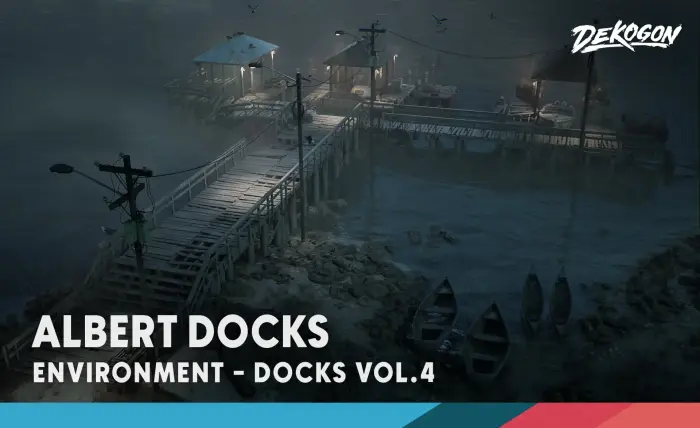 DOCKS VOL.4 - Albert Docks (Modular / Low Poly)