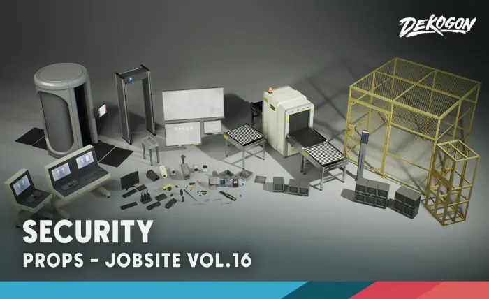 Jobsite VOL.16 - Security (Nanite & Low Poly)