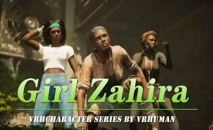 Black Girl Zahira African Female Character NPC VRHC