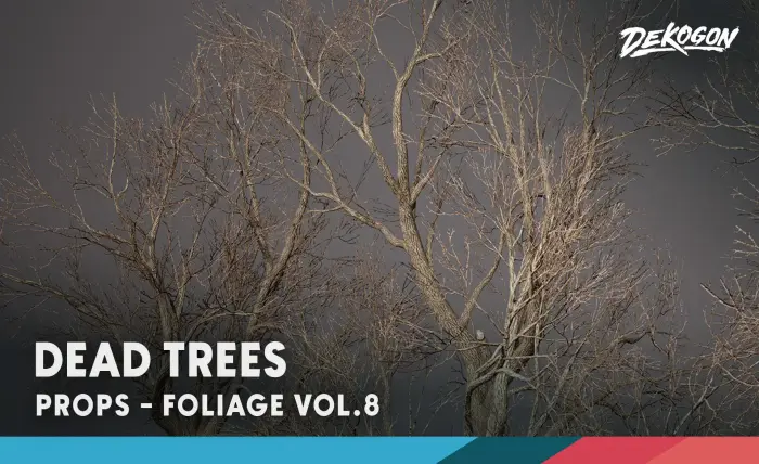 Foliage VOL.8 - Dead Trees (Nanite and Low Poly)