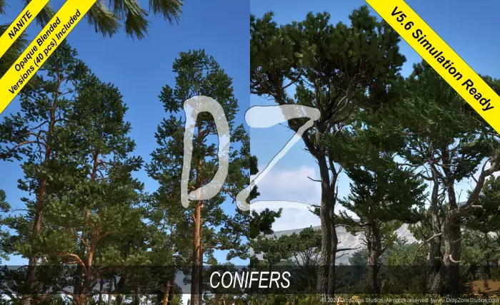DZ Trees - Conifers (Pines, Cypresses and Firs)