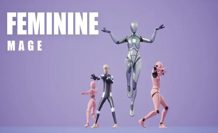 Feminine Mage - Motion Capture
