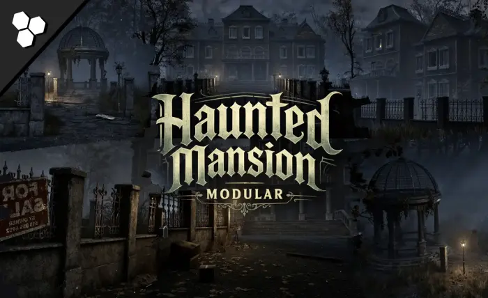 Modular Haunted Mansion (Haunted Mansion, Haunted House, Modular House, Mansion)