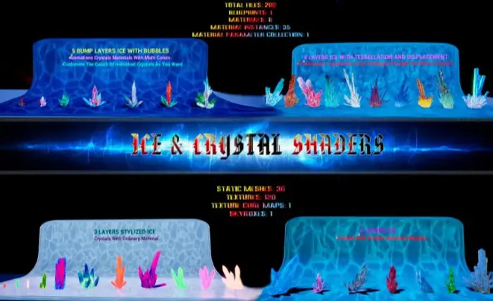 Ice & Crystal Shaders