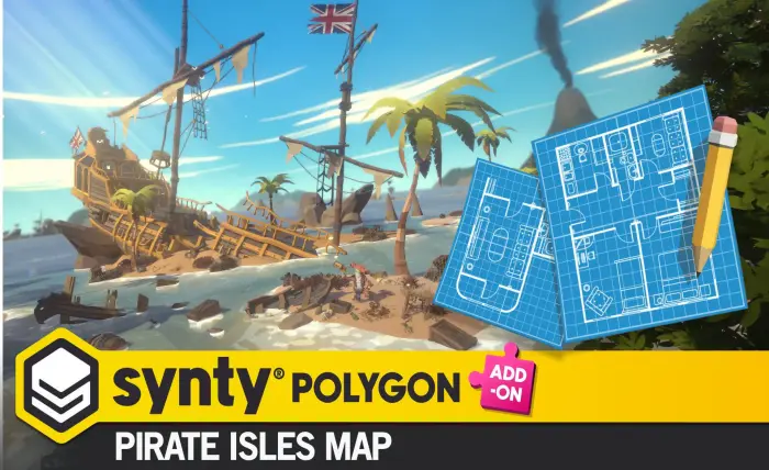 POLYGON - Pirate Isles Map by Synty