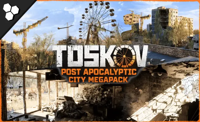 Toskov: Post Apocalyptic City Megapack (Modular City, Post Apocalyptic City)