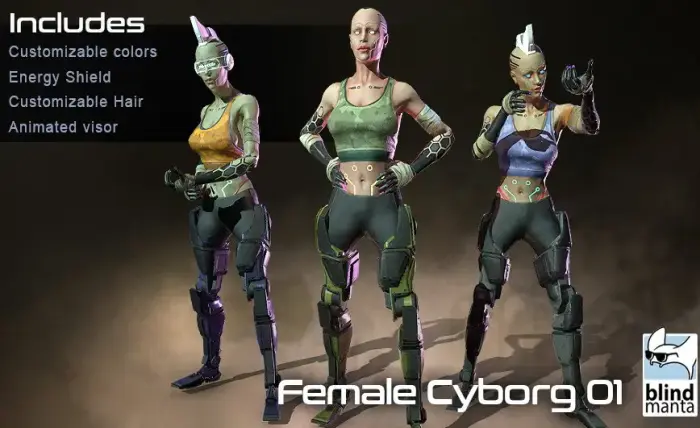Female Cyborg 01