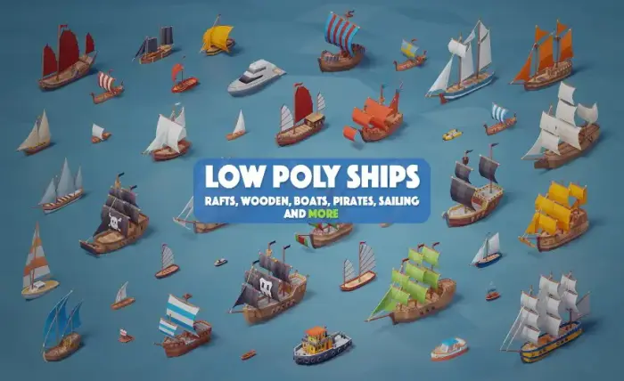 Low Poly Ships