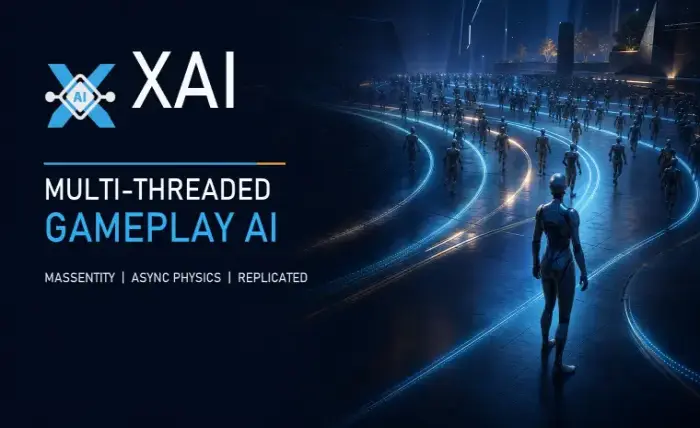 XAI - multi-threaded AI | based on Actor and Physical Simulation!