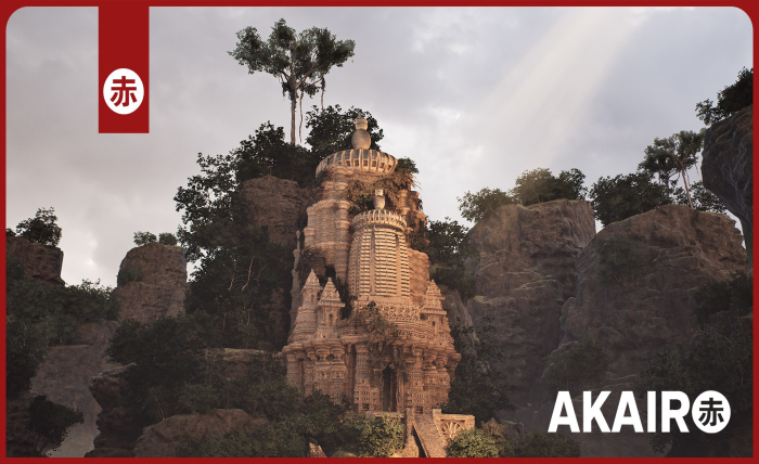 Asian Abandoned Temple