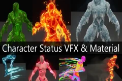 Character Status VFX Material