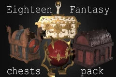 Eighteen Fantasy Chests Pack