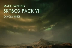 Matte Painting Skybox Pack VIII: Doom Skies