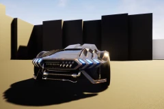 Cyberpunk Car: Steagan