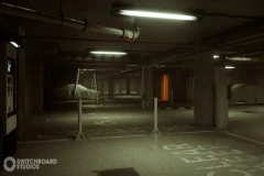 Atmospheric Modular Underground Car Park & Hallways