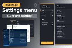 Blueprint Settings Menu - Minimalist themes - By Kekdot