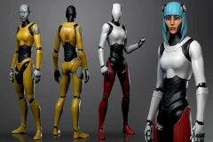 Female Mannequin Character for Stylized Female