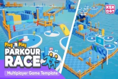 Parkour Race - Multiplayer Blueprint Game Template - Platformer - By Kekdot