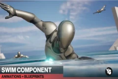 Swim Component : 150 Animations + Blueprints