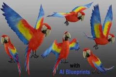 Medhue Parrot