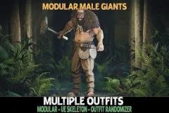 Fantasy Giant's - Modular Male + Female with Randomization