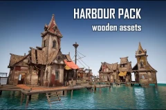 Harbour Pack - Wooden Modular Assets