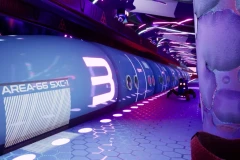 SUBWAY HYPERLOOP TRAIN STATION MODULAR FUTURISTIC SCI FI