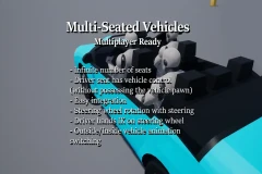 Multi-Seated Vehicles (Multiplayer Ready)