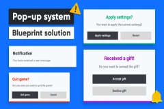 Pop-up & Notification System - By Kekdot