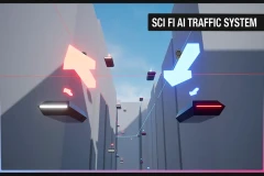 Sci-Fi AI Traffic System