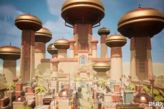 Stylized Indian City ( Stylized , City , Stylised )