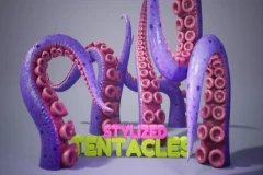 Stylized Tentacles (Animated)