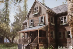 Village Houses Environment ( Village House Interior , Modular Town Houses )