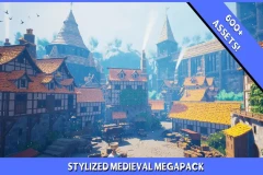Fantasy Medieval Open World - Castle - Town - Village - Dungeon - Docks - Forest